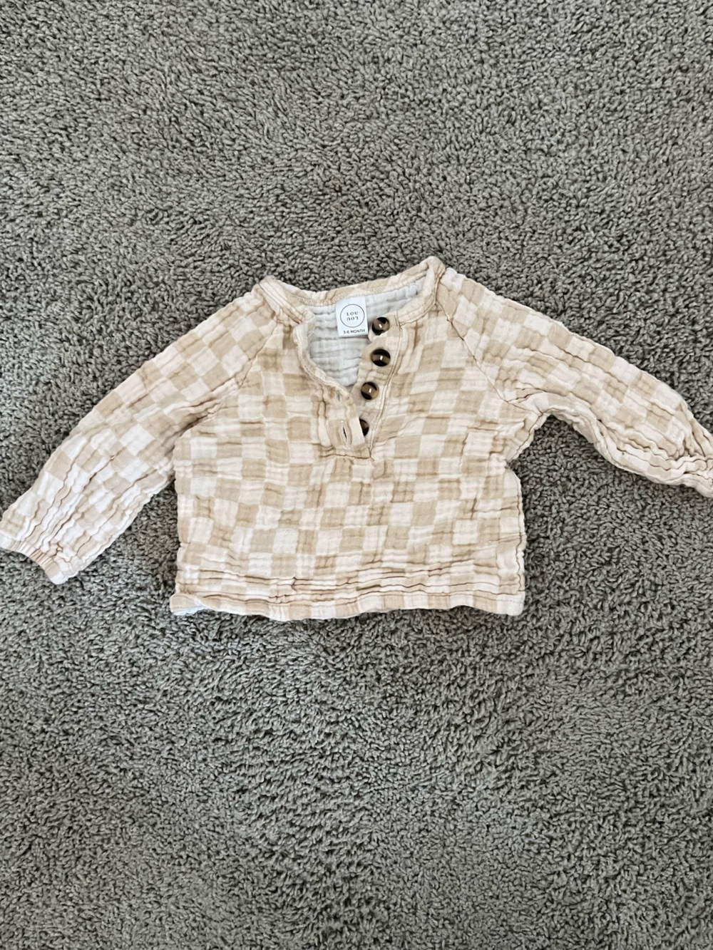 Lou Lou & Company Cloud Muslin Top 3-6m